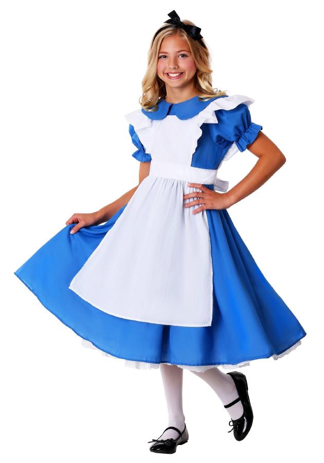 チャイルド デラックス アリス コスチューム ガール用 女の子用 3点セット ハロウィン 仮装 パーティ コスプレ｜ラストホビー
