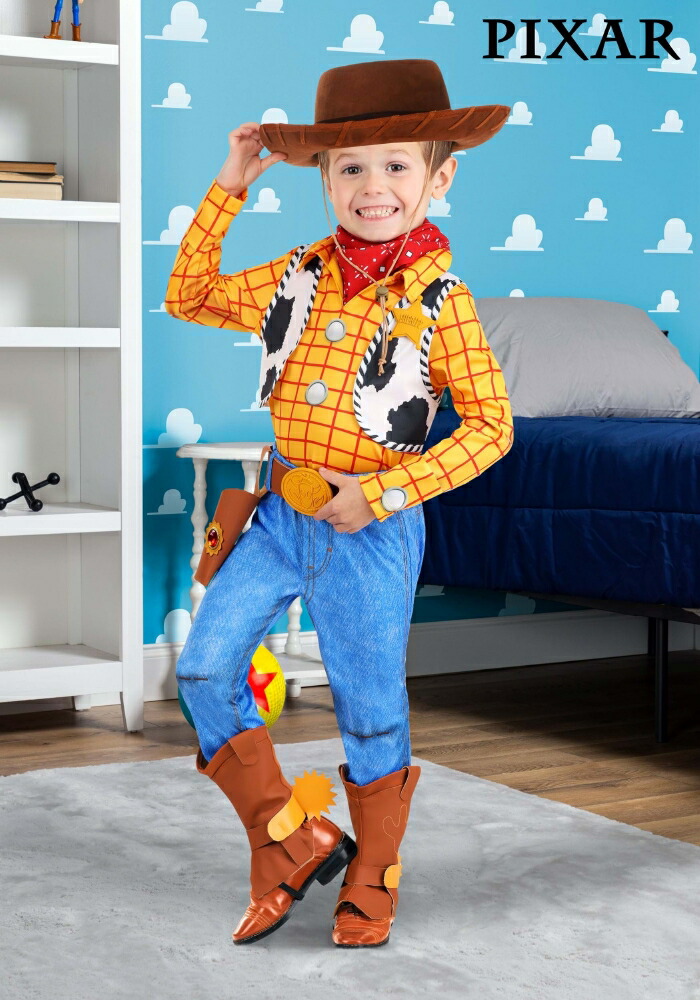Disney ディズニー トイ・ストーリー ウッディ デラックス コスチューム キッズ 子供用 幼児用 ハロウィンコスプレ|ラストホビー