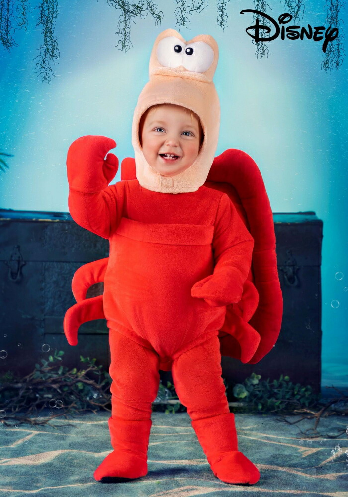 Disney ディズニー リトル・マーメイド セバスチャン 赤ちゃん 子供用 幼児用 ハロウィンコスプレ