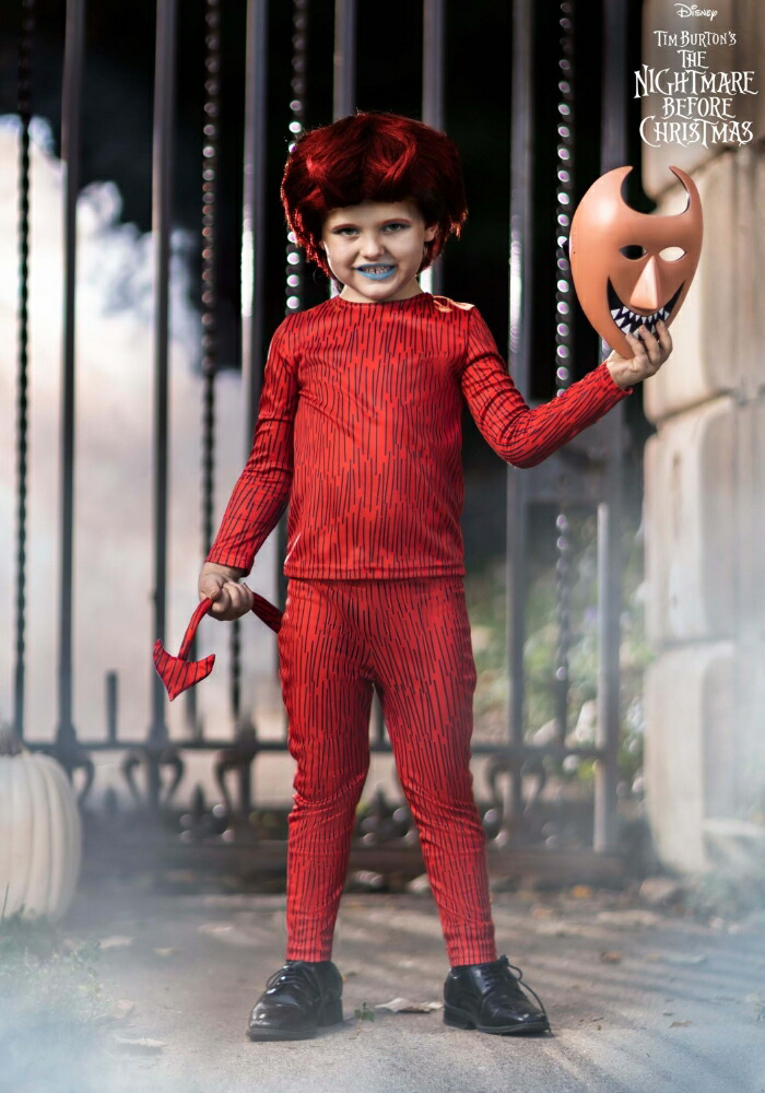 Disney ディズニー ナイトメアー・ビフォア・クリスマス ロック コスチューム キッズ 子供用 幼児用 ハロウィンコスプレ