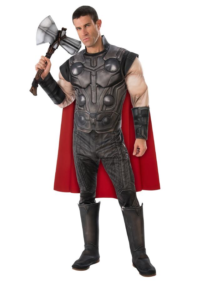 デラックス マーベル アベンジャーズ エンドゲーム メンズ マイティ・ソー コスチューム 3点セット 男性用 大人用 ハロウィン 仮装 衣装|ラストホビー