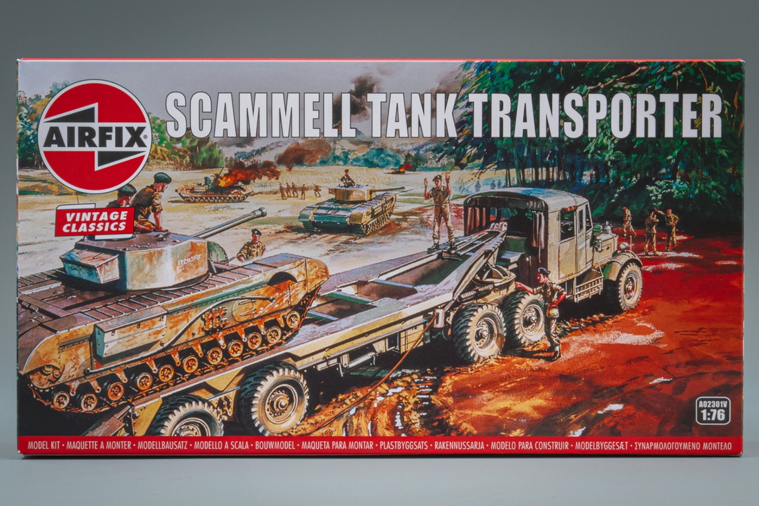 Scammell Tank Transporter Vintage Classics 組み立てプラモキット模型 /Airfixエアフィックス 1/76