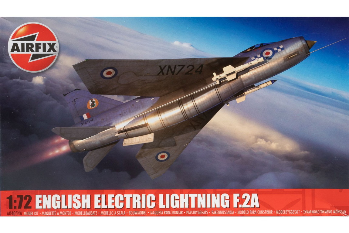 English Electricイングリッシュエレクトリック Lightningライトニング F.2A 組み立てプラモキット模型 /Airfix 1/72