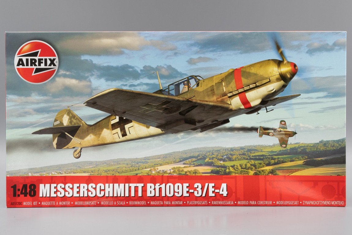Messerschmittメッサーシュミット Bf109E3/E4 組み立てプラモキット模型 /Airfixエアフィックス 1/48