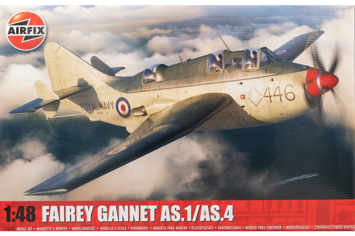 Fairey Gannet AS.1/AS.4フェアリーガネット 組み立てプラモキット模型 /Airfixエアフィックス 1/48