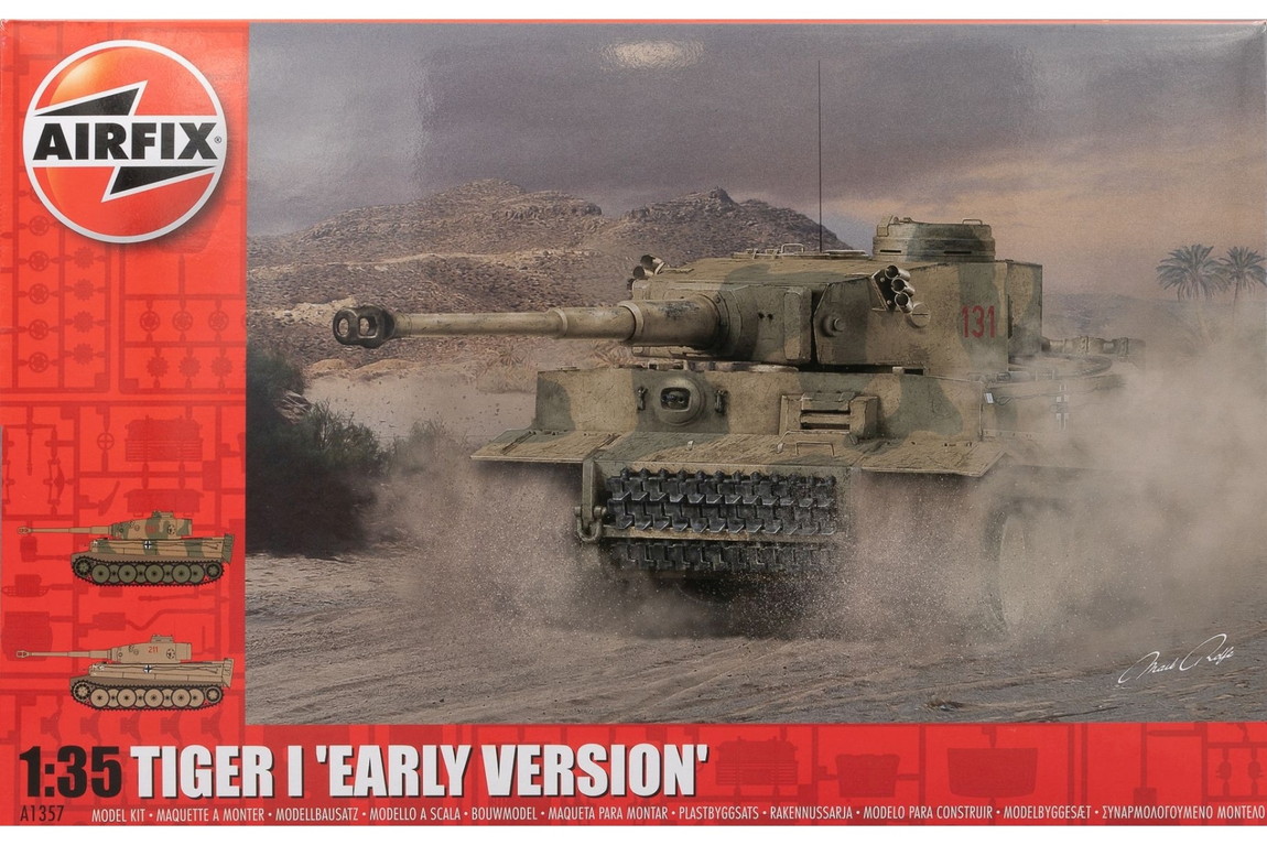 Tiger 1 Early Production Versionティーガー1初期生産型 組み立てプラモキット模型 /Airfixエアフィックス 1/35