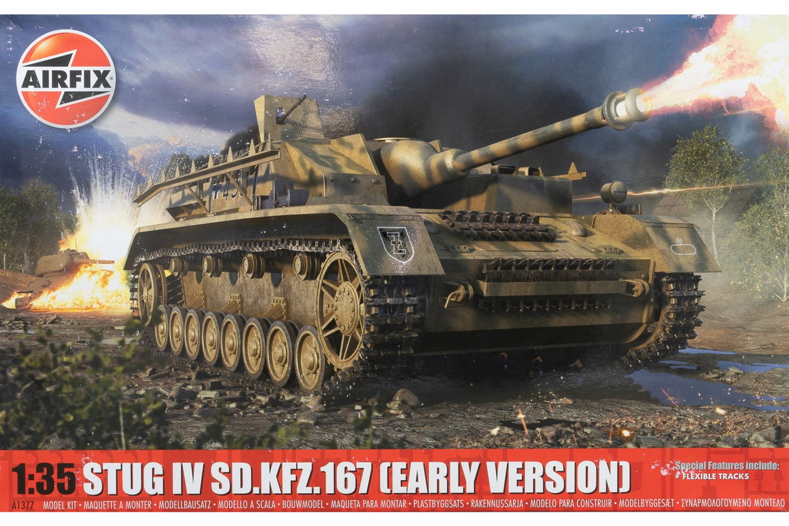 Sturmgeschutz IV Sd.Kfz.167 early version 組み立てプラモキット模型 /Airfixエアフィックス 1/35