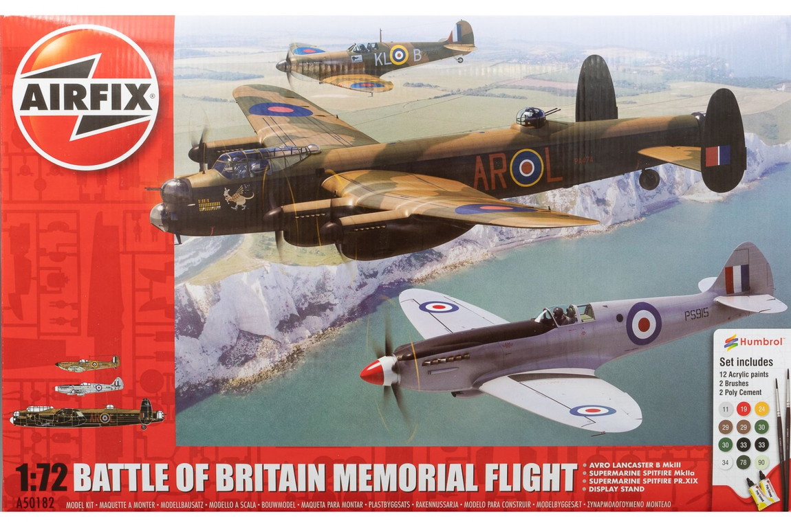 Battle of Britain Memorial Flight バトルオブブリテン記念飛行 組み立てプラモキット模型 /Airfixエアフィックス 1/72