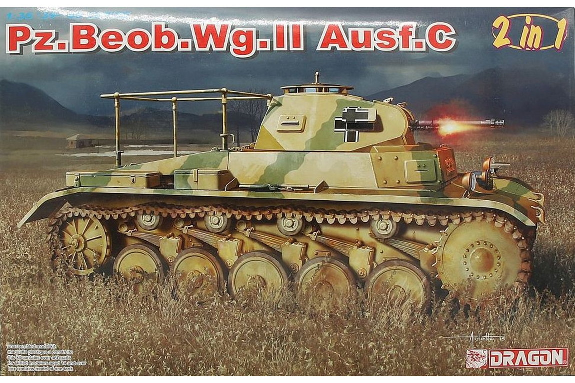 Pz.Beob.Wg.II Ausf.A C 組み立てプラモキット模型 /Dragonドラゴン 1/35