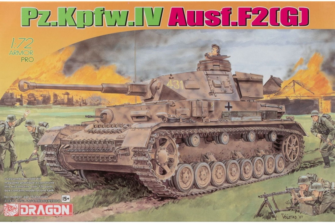 Pz.Kpfw. IV Ausf. F2 (G) / Dragonドラゴン 1/72 組み立てプラモキット模型