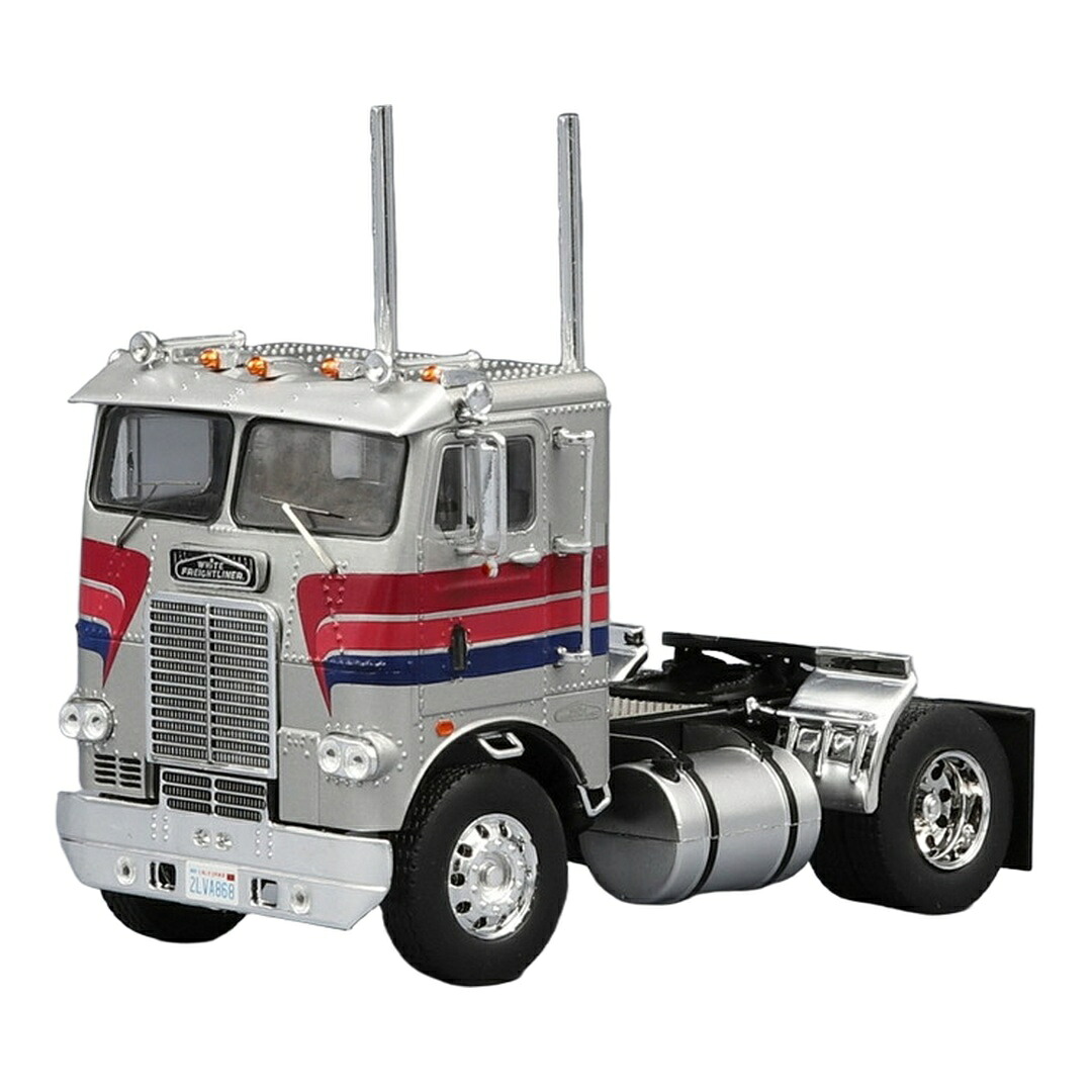 Freightliner COE トラクタ先端 1976 しろがね色 ダイキャストモデル ミニカー /IXO 1/43
