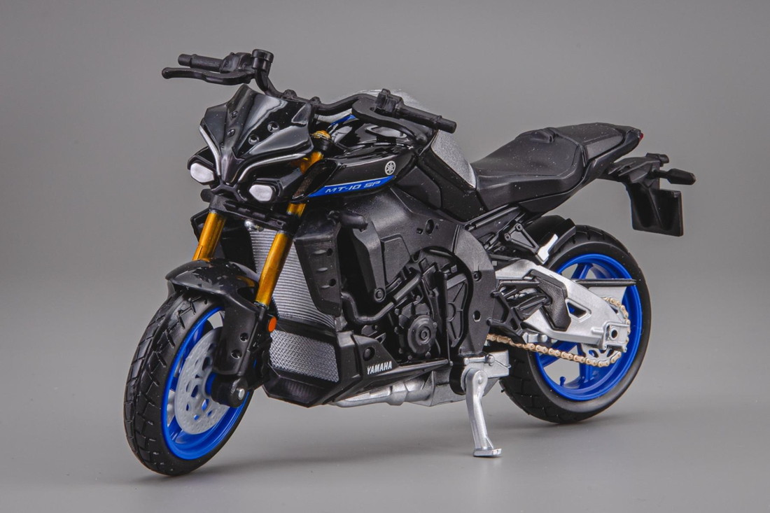 Yamahaヤマハ MT 10 SP ブラック シルバー /Maistoマイスト 1/18 ミニカー