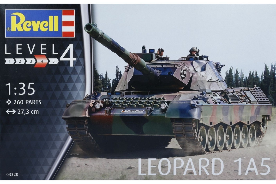 Leopard 1A5 組み立てプラモキット模型 /Revellレベル 1/35