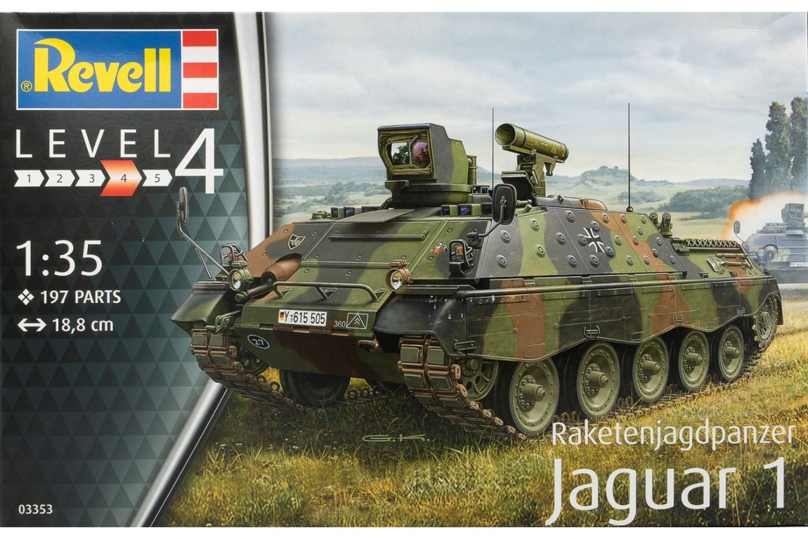Raketenjagdpanzer Jaguar 1 精神的な統合プラモ一揃いの道具ひな形 装甲車 /Revell 1/35 乗り物のおもちゃ-ミニカー・トイカー-車