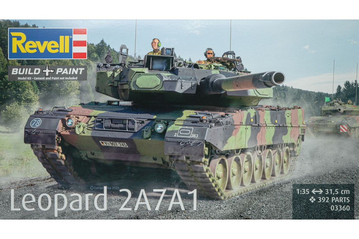 Leopard 2A7A1 組み立てプラモキット模型 戦車 /Revell 1/35｜ラストホビー
