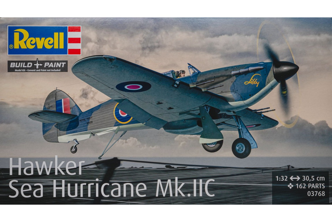 Hawker Sea Hurricaneホーカーシーハリケーン Mk.IIC 組み立てプラモキット模型 /Revellレベル 1/32