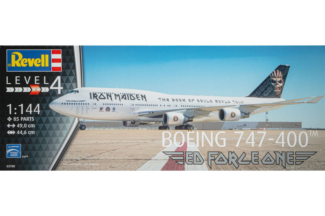 Boeingボーイング 747 400 Iron Maidenアイアンメイデン Ed Force One 組み立てプラモキット模型 /Revellレベル 1/144 9,438円