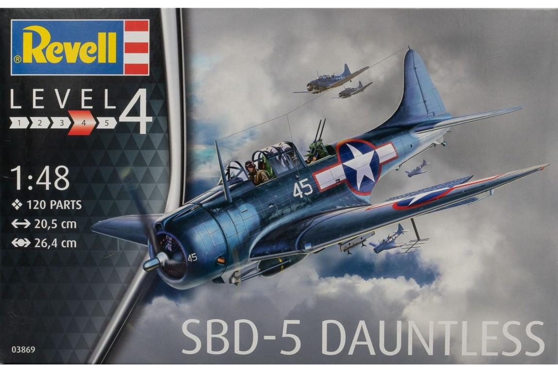 SBD-5 Dauntless ドーントレス 組み立てプラモキット模型 戦闘機 /Revell 1/48|ラストホビー