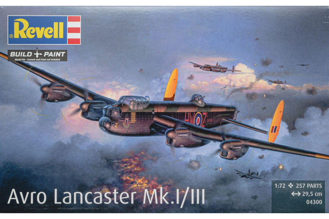 Avroアブロ Lancaster Mk.I III 組み立てプラモキット模型 /Revell 1/72