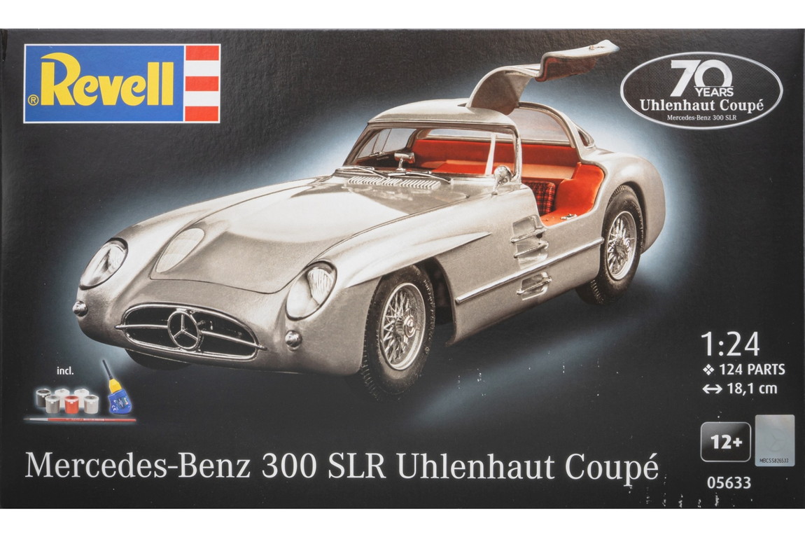 Mercedes Benzメルセデスベンツ 300 SLR Uhlenhaut Coupe 300SLRウーレンハウトクーペ 70周年記念ギフトセット 組み立てプラモキット模型 /Revellレベル 1/24
