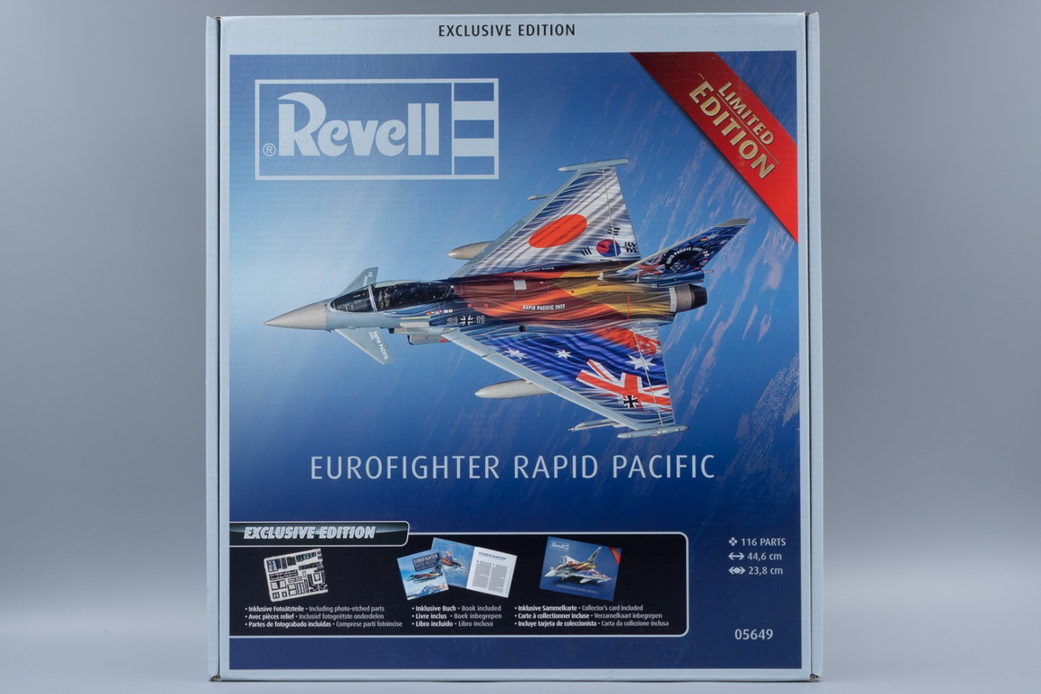 Eurofighter Rapid Pacific ユーロ戦闘機 ラピッドパシフィック 制限事項版 精神的な統合プラモ一揃いの道具ひな型 せめぎ合う機 /Revell 1/72