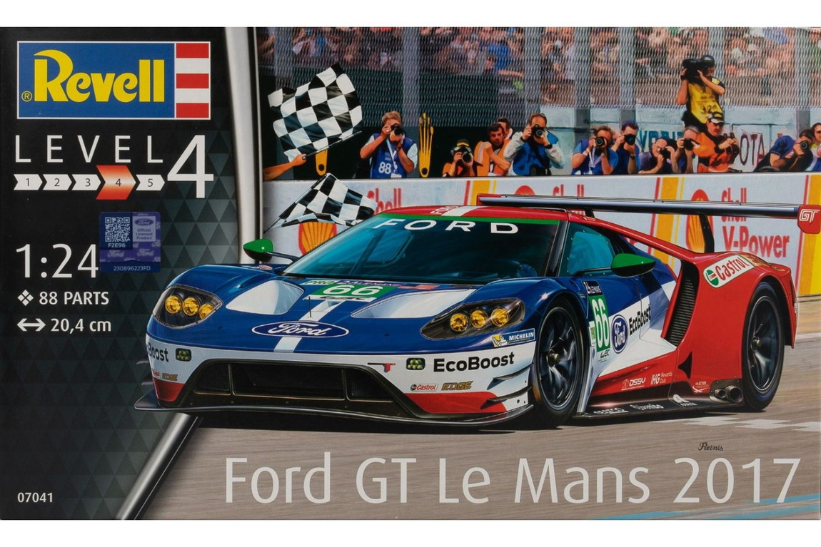 Fordフォード GT Le Mans 2017 組み立てプラモキット模型 /Revellレベル 1/24