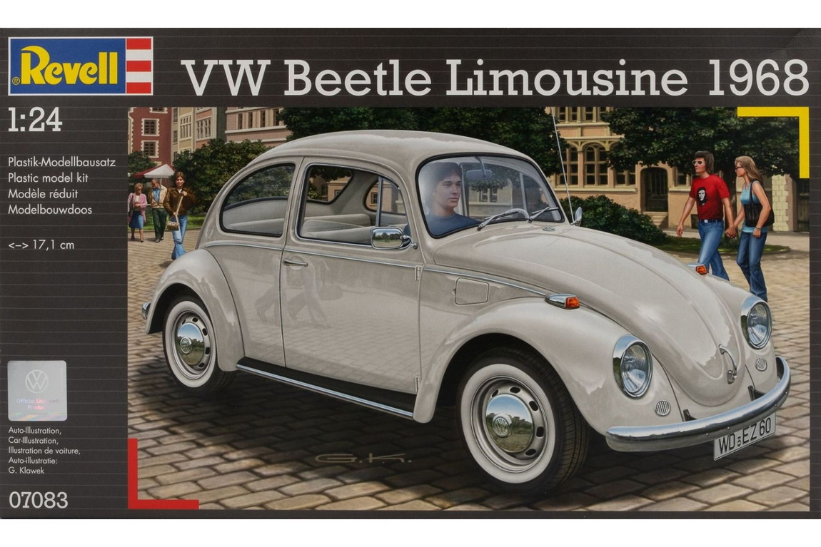 Volkswagenフォルクスワーゲン VW Beetle Limousine 1968 組み立てプラモキット模型 /Revellレベル 1/24