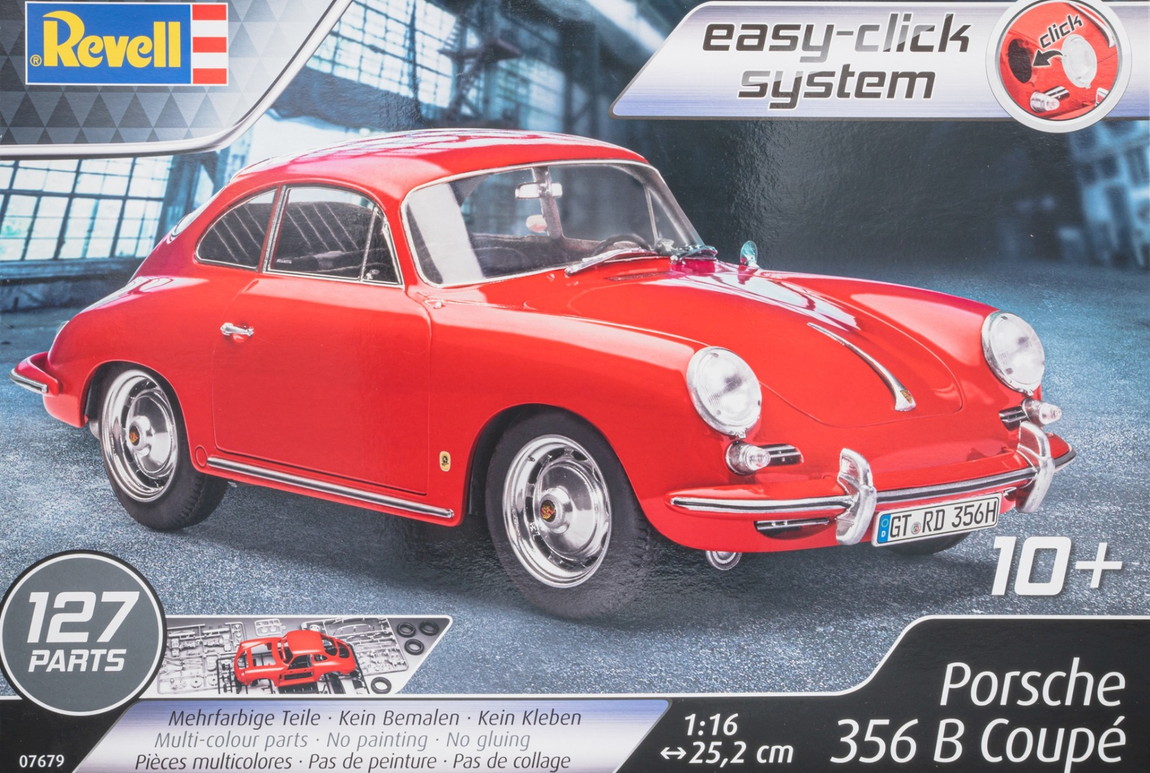 Porscheポルシェ 356 B Coupe easy click system 組み立てプラモキット模型 /Revellレベル 1/16