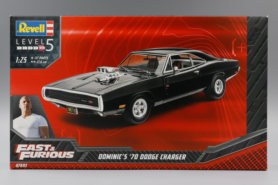 Fast & Furious Dominics 1970 Dodge Charger ダッジチャージャー 組み立てプラモキット模型 カーモデル /Revell 1/25｜ラストホビー