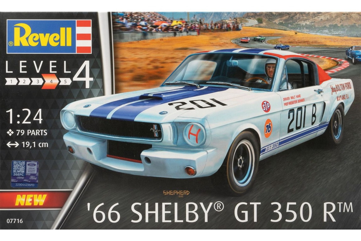 Ford Mustang ジェラルド・r・フォード マスタング 66 Shelby シェルビー GT 350 R 精神的な統合プラモ一揃いの道具ひな形 鉄道車両模範例 /Revell 1/24 おもちゃ-ミニカー・トイカー