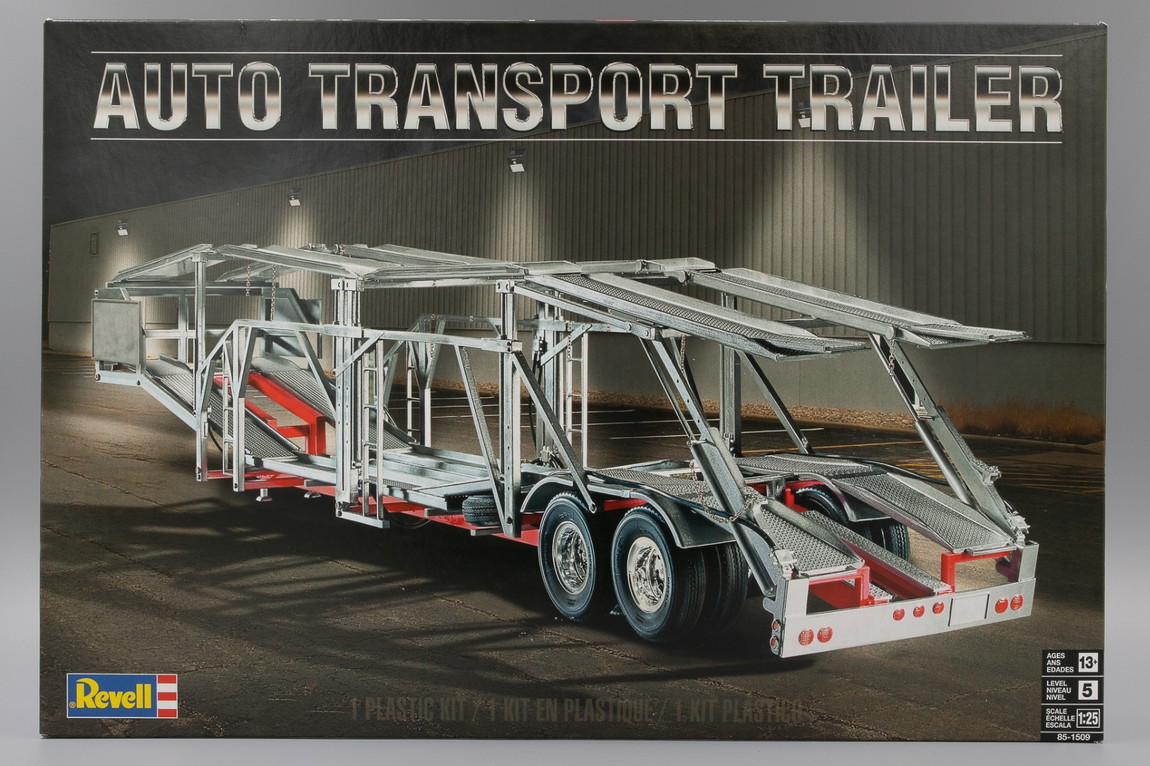 Auto Transport Trailer 組み立てプラモキット模型 カーモデル /Revell 1/25