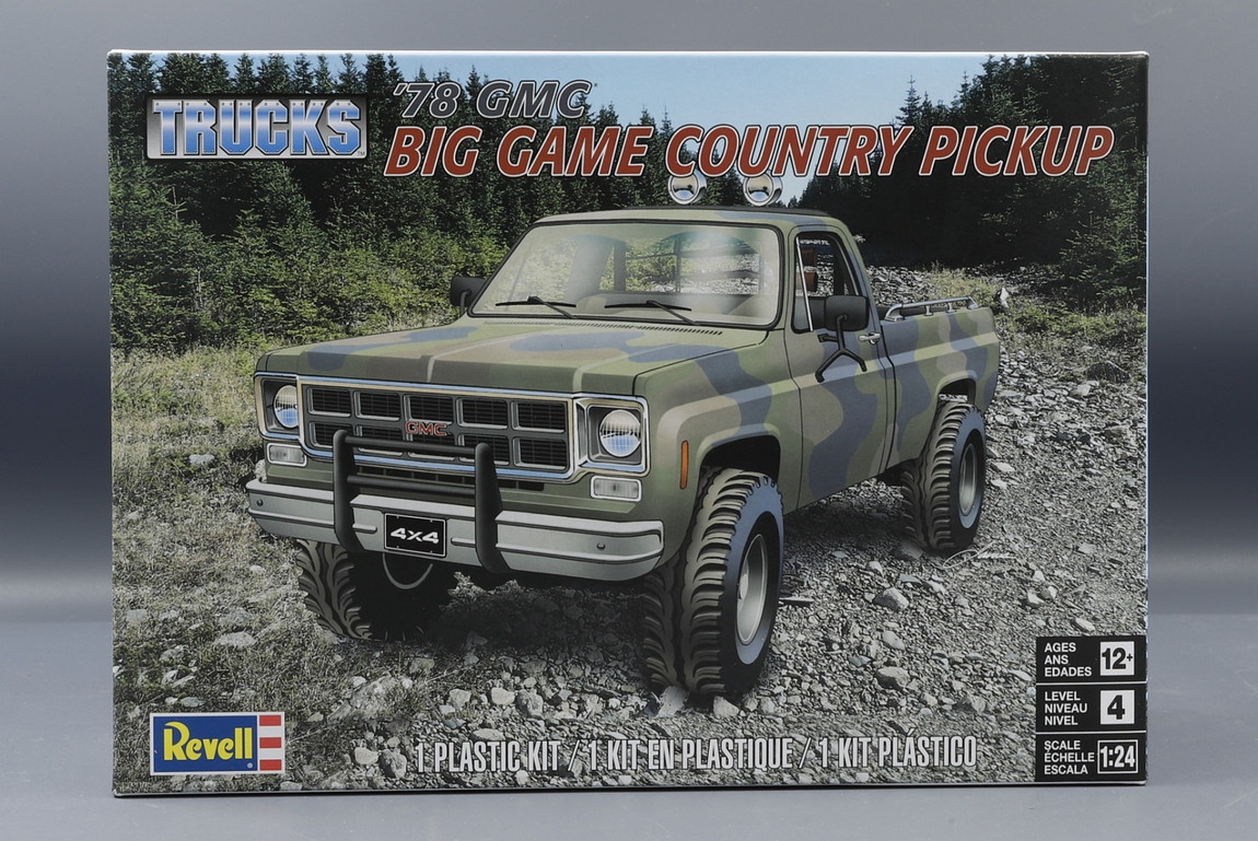 GMCジーエムシー Big Game Country Pickup '78 ビッグゲームカントリー ピックアップ 組み立てプラモキット模型 /Revellレベル 1/24