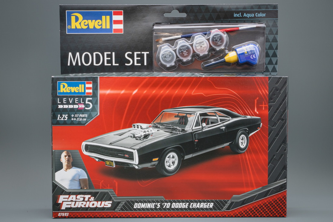 Dodgeダッジ Chargerチャージャー 1970 Fast Furious ワイルドスピード Dominicドミニク 組み立てプラモキット模型 /Revellレベル 1/25