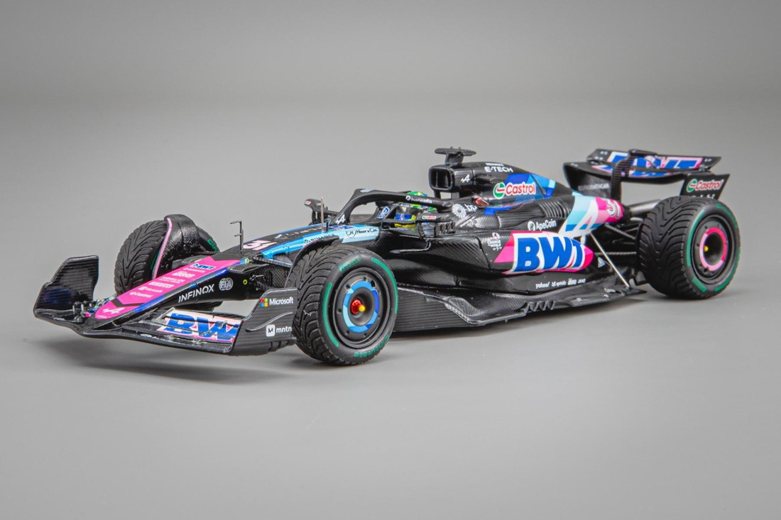 Alpineアルピーヌ BWT Alpine F1 Team A524 No.31 2位 ブラジルGP 2024 Esteban Ocon /Sparkスパーク 1/43 ミニカー