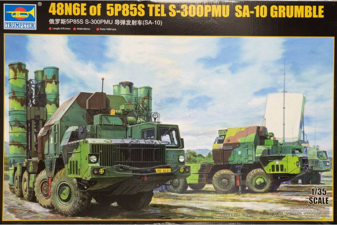 Russianロシア軍 48N6E of 5P85S TEL S300PMU SA10 Grumble 組み立てプラモキット模型 /Trumpeterトランペッター 1/35 22,484円