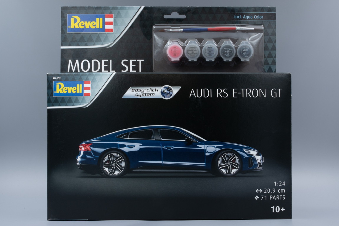 Audiアウディ RS E-TRON GT easy-click system 塗料付き 組み立てプラモキット模型 カーモデル /Revell 1/24|ラストホビー