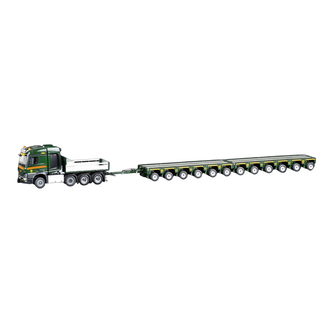 【予約】2026年発売予定 Mercedes-Benzメルセデスベンツ Arocs 8x4+ 2x6 Module Emil Egger AG / IMC Models 1/50 建設機械 模型