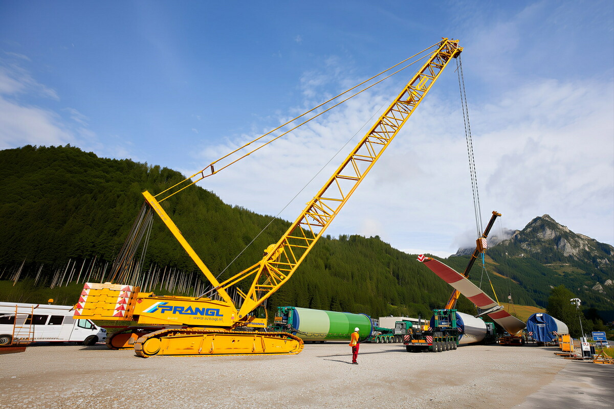 【取って置く】2026年発売予定を組む Prangl CC 2800 Main Boom Crane起重機 / IMC Models 1/50 組み上げる機械類 ひな形
