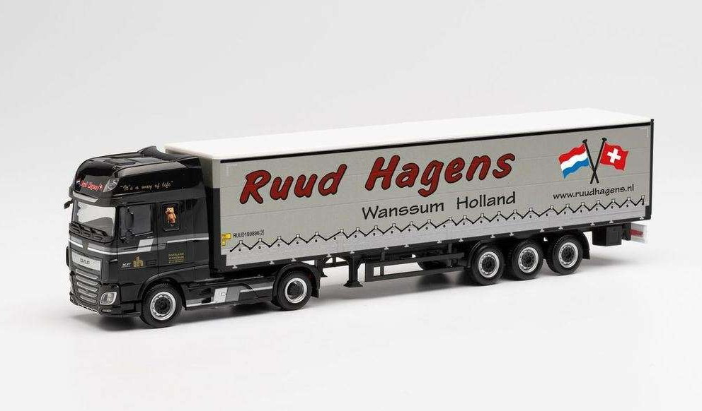 Herpa Ruud Hagens Daf Xf Ssc Euro Curtains For Truck Side Walls Herpa