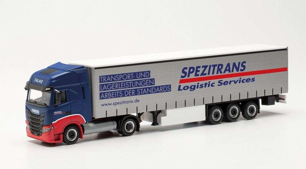 Herpa Talke Spezitrans Iveco S Way Lng Curtainside