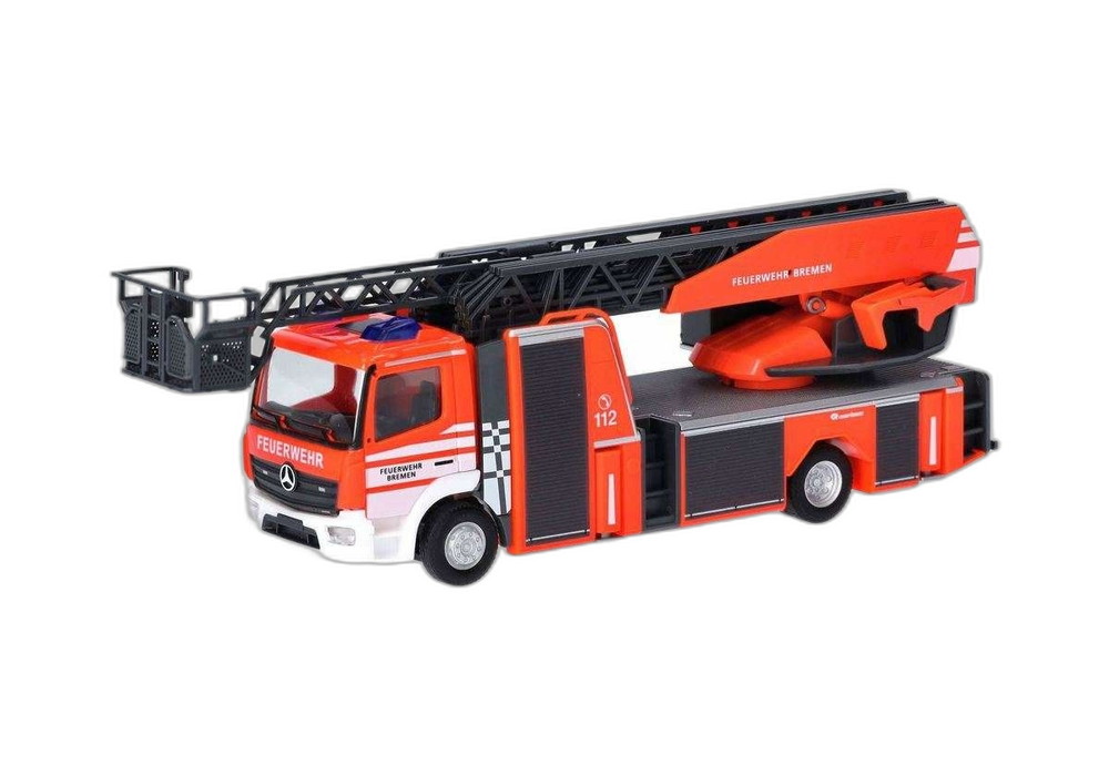 ブレーメンファイヤーハウス Mercedes Benz Atego 13/ Herpa 1/87  ひな形 ミニカー 車-おもちゃ-ミニカー・トイカー