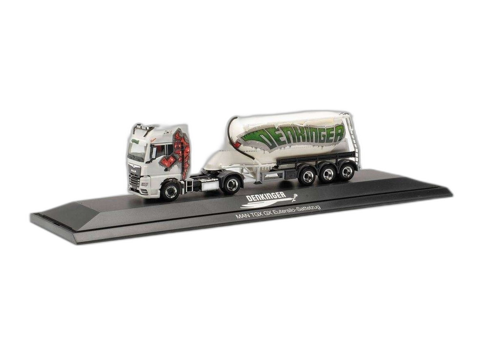 Denkinger MAN TGX GX 乳房 サイロ/ Herpa 1/87 模型 ミニカー