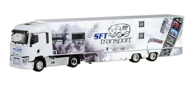SFT Transporte 寄り合いトレーラ Renault T/ Herpa 1/87  ひな形 ミニカー おもちゃ-乗り物のおもちゃ-車