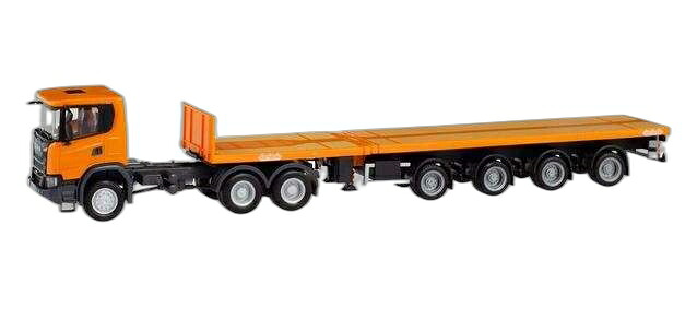 Scania CG 17 XT テレトレーラー セミトレーラー/ Herpa 1/87 模型 ミニカー