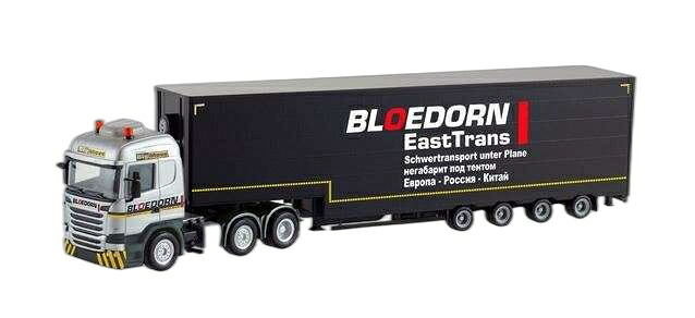 Bloedorn Scania R 13 HL ボリューム セミトレーラー/ Herpa 1/87 模型 ミニカー