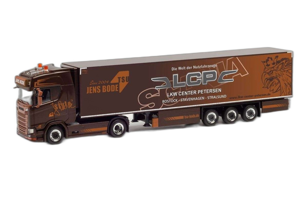 TSU Bode Scania CS20HD 冷蔵ボックス/ Herpa 1/87  模型 ミニカー