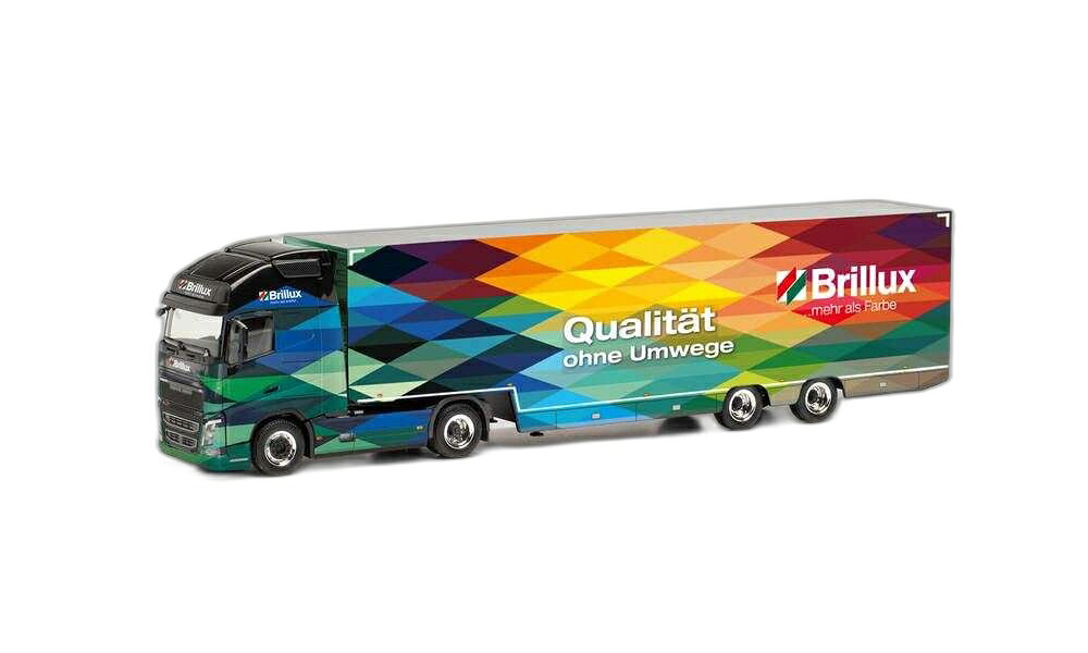 Brillux Volvo FH Globetrotter XL/ Herpa 1/87 模型 ミニカー