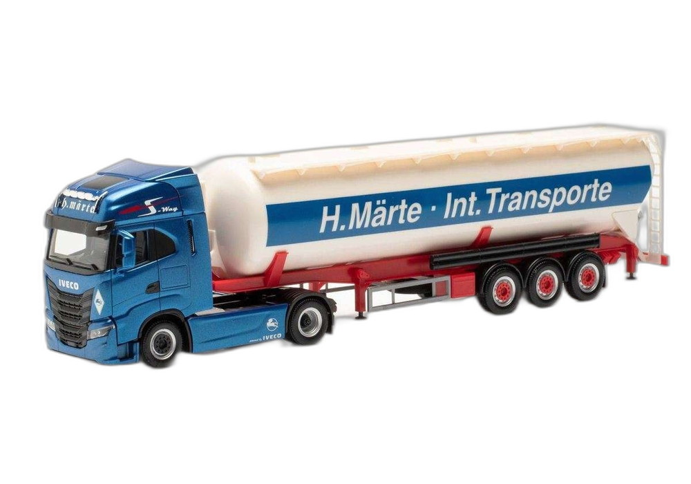 Marte Iveco S Way バルクセミトレーラー 314862/ Herpa 1/87 模型 ミニカー