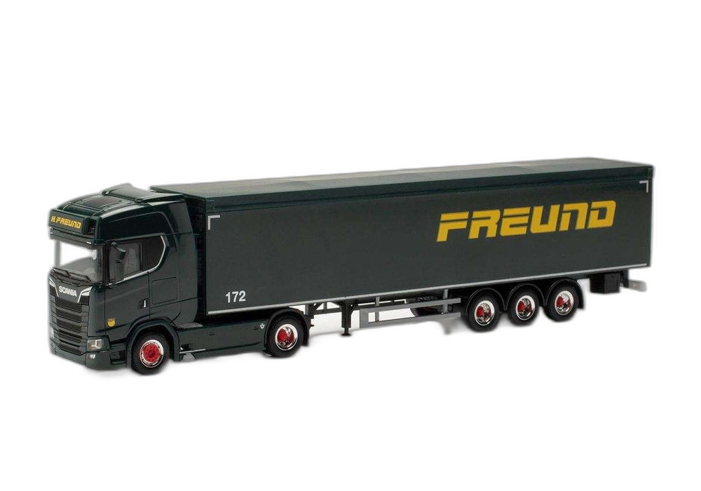 Spedition Freund Scania CS 20 HD ウォーキング/ Herpa 1/87 模型 ミニカー