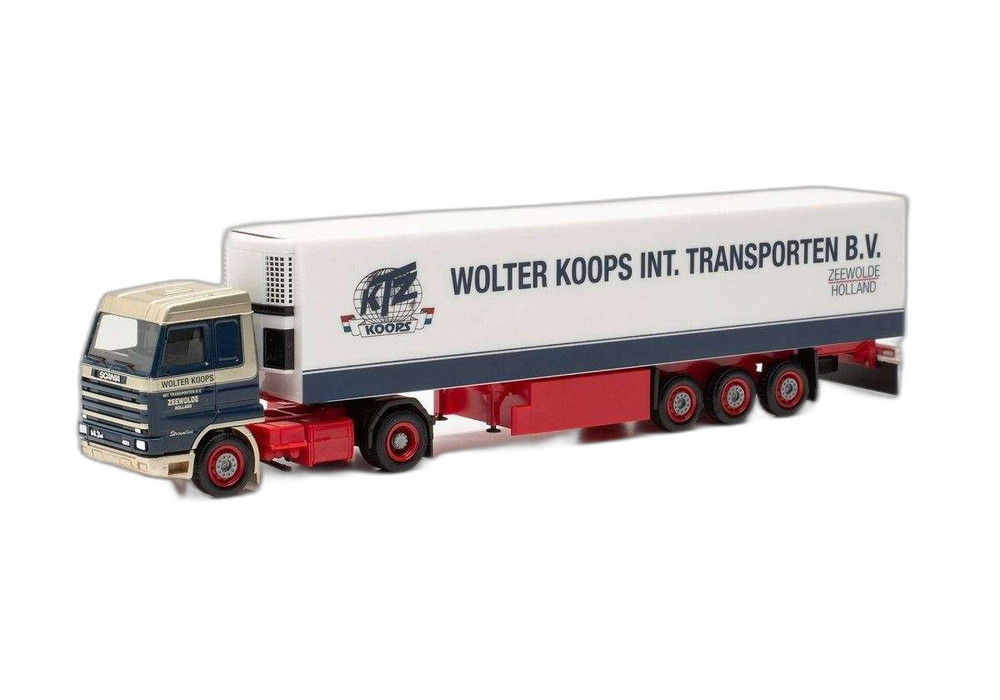 Wolter Koops Scania 143 Streamline 冷蔵車/ Herpa 1/87 模型 ミニカー